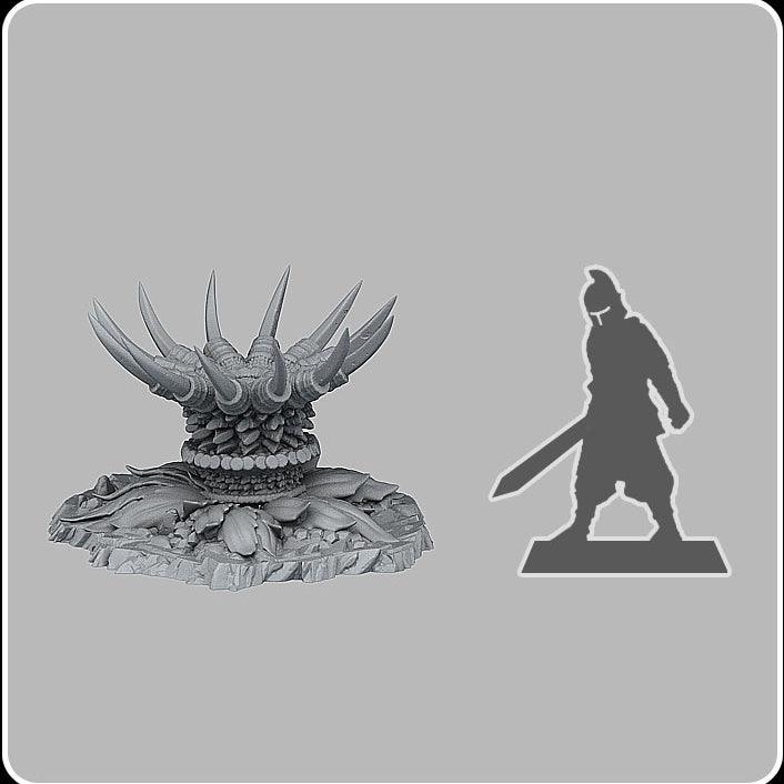 3D Printed Fantastic Plants and Rocks Ocean Sea Terrain Set 28mm - 32mm D&D Wargaming (Online Only)