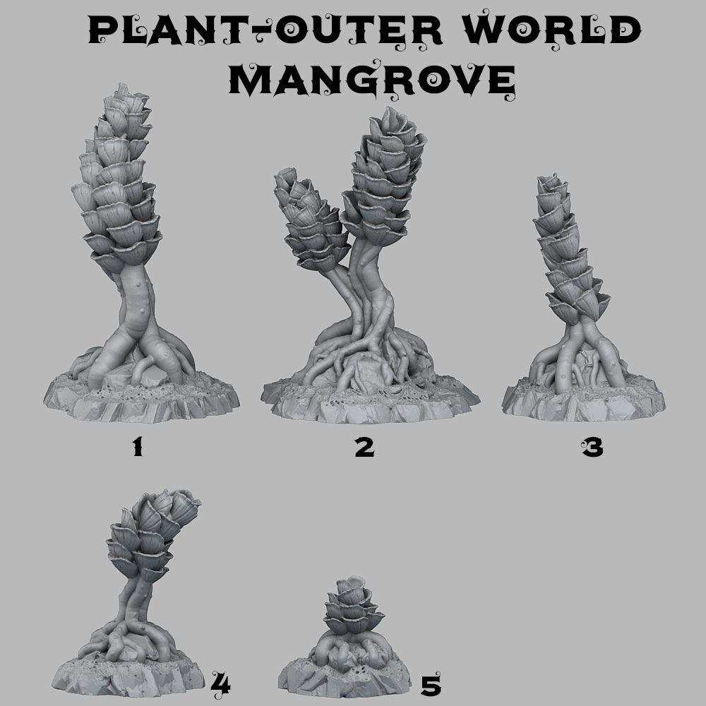 3D Printed Fantastic Plants and Rocks Outer World Mangrove 28mm - 32mm D&D Wargaming (Online Only)