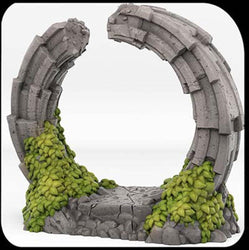 3D Printed Fantastic Plants and Rocks Pandora Portal With Its Water Vortex Effect 28mm - 32mm D&D Wargaming (Online Only)