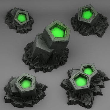 3D Printed Fantastic Plants and Rocks Pentalore Scrying Pools 28mm - 32mm D&D Wargaming (Online Only)