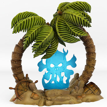 3D Printed Fantastic Plants and Rocks Pirate Island Portal With Its Pirate Skull Effect 28mm - 32mm D&D Wargaming (Online Only)