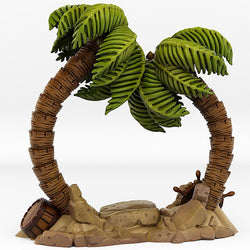 3D Printed Fantastic Plants and Rocks Pirate Island Portal With Its Pirate Skull Effect 28mm - 32mm D&D Wargaming (Online Only)