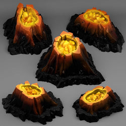 3D Printed Fantastic Plants and Rocks Pot of Gold 28mm - 32mm D&D Wargaming (Online Only)