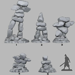 3D Printed Fantastic Plants and Rocks Primal Inuk Shuk 28mm - 32mm D&D Wargaming (Online Only)