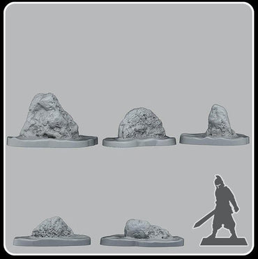 3D Printed Fantastic Plants and Rocks Reef Stones 28mm - 32mm D&D Wargaming (Online Only)