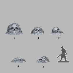 3D Printed Fantastic Plants and Rocks Roses Od Death 28mm - 32mm D&D Wargaming (Online Only)