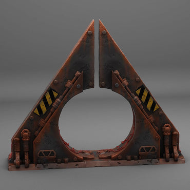 3D Printed Fantastic Plants and Rocks Sci-Fi Portal 28mm - 32mm D&D Wargaming (Online Only)