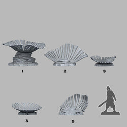 3D Printed Fantastic Plants and Rocks Seafan Coral 28mm - 32mm D&D Wargaming (Online Only)