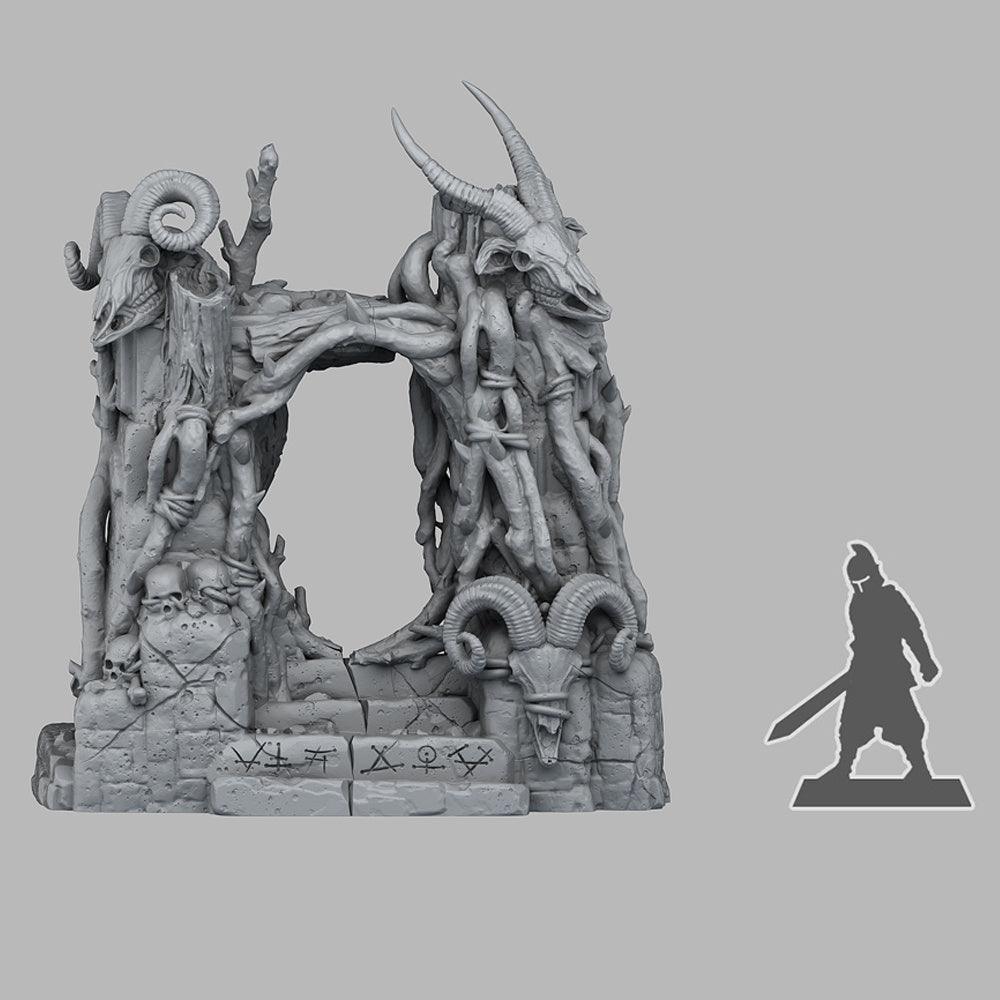 3D Printed Fantastic Plants and Rocks Witch Portal 28mm - 32mm D&D Wargaming (Online Only)