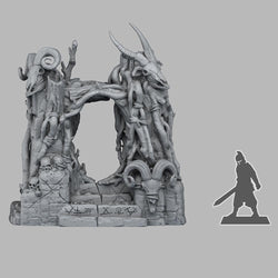 3D Printed Fantastic Plants and Rocks Witch Portal 28mm - 32mm D&D Wargaming (Online Only)