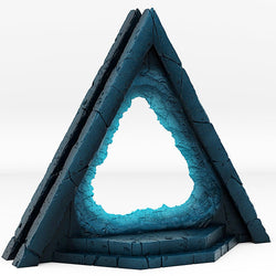 3D Printed Fantastic Portals and Effects Alien Pyramid Portal 28mm - 32mm D&D Wargaming (Online Only)