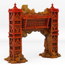 3D Printed Fantastic Portals and Effects Ancient Asian Temple Portal 28mm - 32mm D&D Wargaming (Online Only)