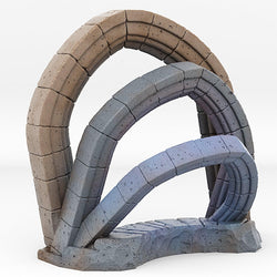 3D Printed Fantastic Portals and Effects Celestial Portal 28mm - 32mm D&D Wargaming (Online Only)