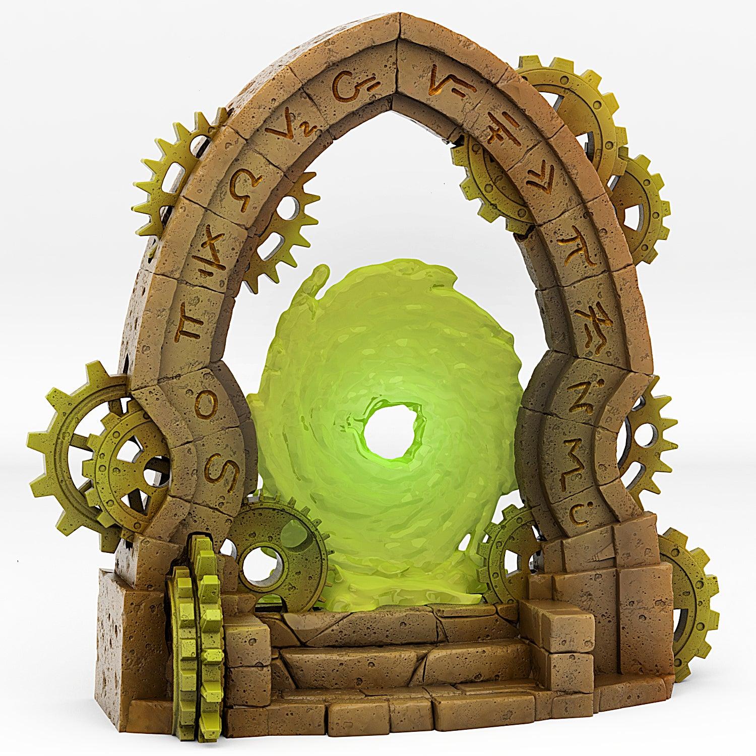 3D Printed Fantastic Portals and Effects Clockwork Portal 28mm - 32mm D&D Wargaming (Online Only)