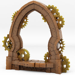3D Printed Fantastic Portals and Effects Clockwork Portal 28mm - 32mm D&D Wargaming (Online Only)