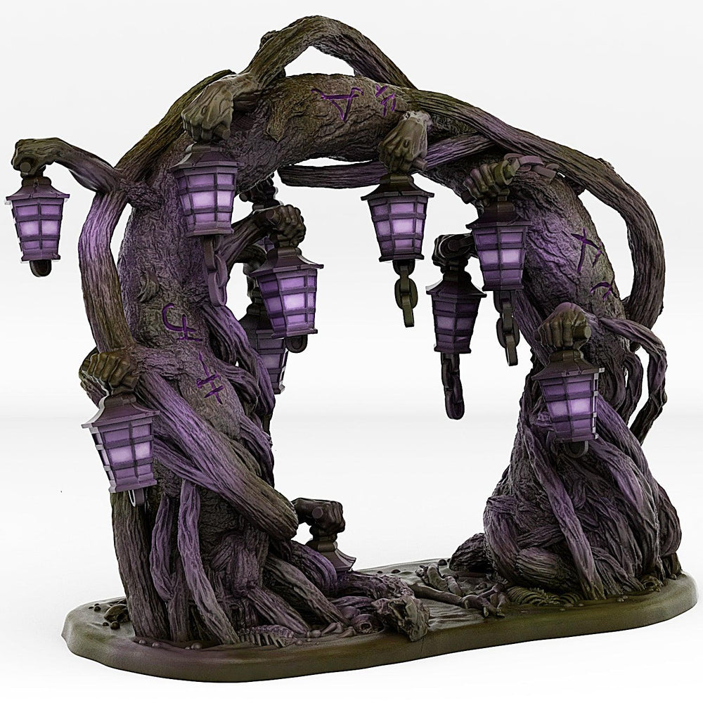3D Printed Fantastic Portals and Effects Creepy Forest Portal 28mm - 32mm D&D Wargaming (Online Only)