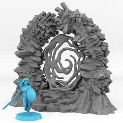 3D Printed Fantastic Portals and Effects Crystal Portal 28mm - 32mm D&D Wargaming (Online Only)