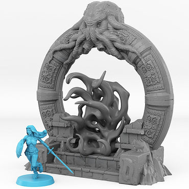 3D Printed Fantastic Portals and Effects Cthulhu's Portal 28mm - 32mm D&D Wargaming (Online Only)