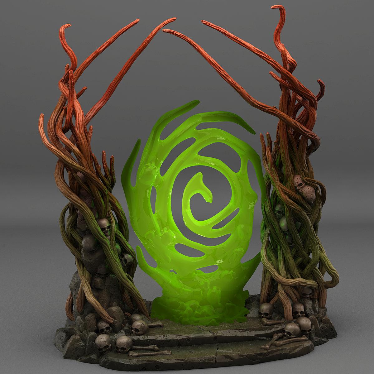 3D Printed Fantastic Portals and Effects Dark Forest Portal 28mm - 32mm D&D Wargaming (Online Only)