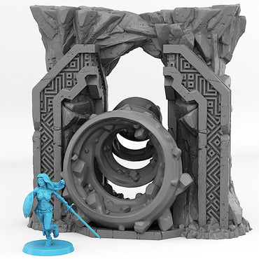 3D Printed Fantastic Portals and Effects Dwarf Portal 28mm - 32mm D&D Wargaming (Online Only)