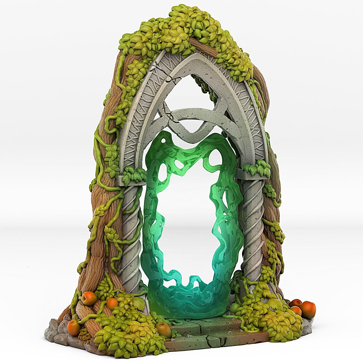 3D Printed Fantastic Portals and Effects Elfic Portal 28mm - 32mm D&D Wargaming (Online Only)