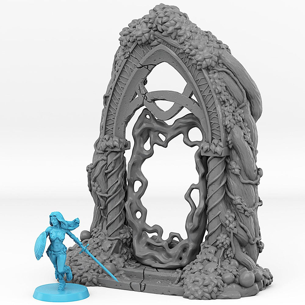 3D Printed Fantastic Portals and Effects Elfic Portal 28mm - 32mm D&D Wargaming (Online Only)