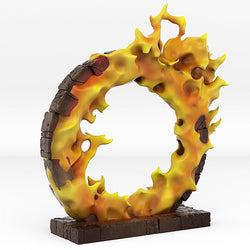 3D Printed Fantastic Portals and Effects Fire Elemental Portal 28mm - 32mm D&D Wargaming (Online Only)