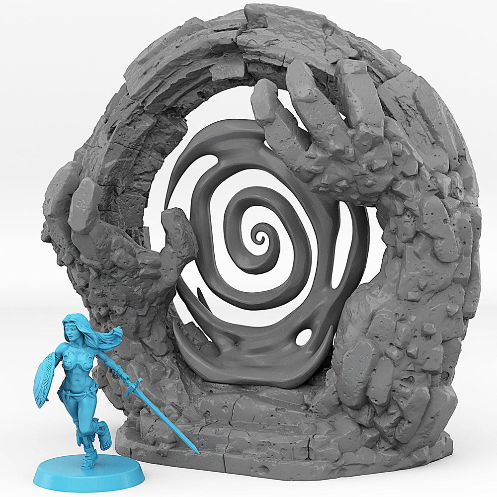 3D Printed Fantastic Portals and Effects Golem Portal 28mm - 32mm D&D Wargaming (Online Only)