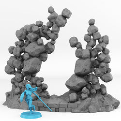 3D Printed Fantastic Portals and Effects Gravity Portal 28mm - 32mm D&D Wargaming (Online Only)