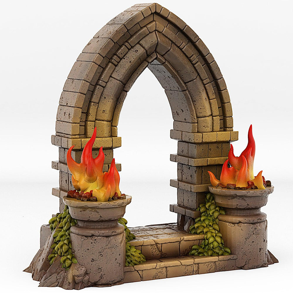 3D Printed Fantastic Portals and Effects Haunted Castle Portal 28mm - 32mm D&D Wargaming (Online Only)