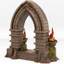 3D Printed Fantastic Portals and Effects Haunted Castle Portal 28mm - 32mm D&D Wargaming (Online Only)