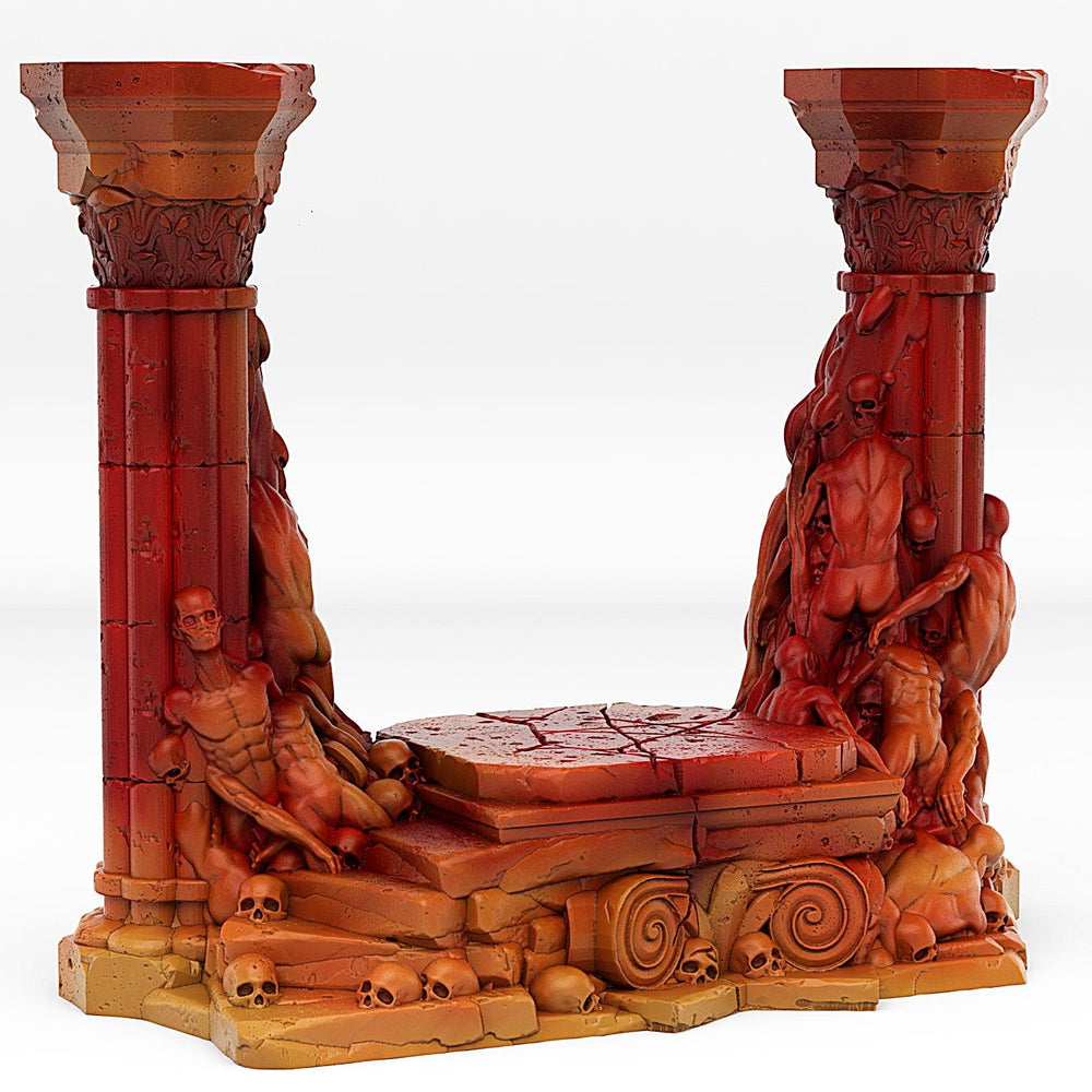 3D Printed Fantastic Portals and Effects Hell Portal 28mm - 32mm D&D Wargaming (Online Only)