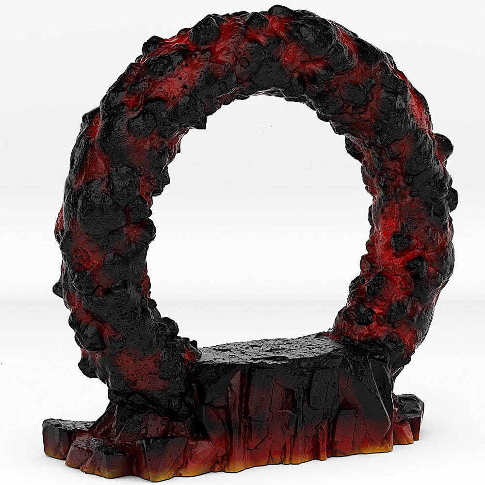 3D Printed Fantastic Portals and Effects Lava Portal 28mm - 32mm D&D Wargaming (Online Only)