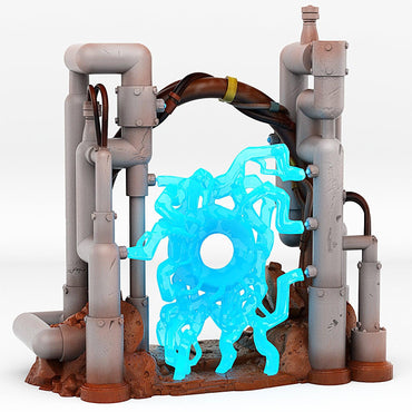 3D Printed Fantastic Portals and Effects Martian Pipes Portal 28mm - 32mm D&D Wargaming (Online Only)
