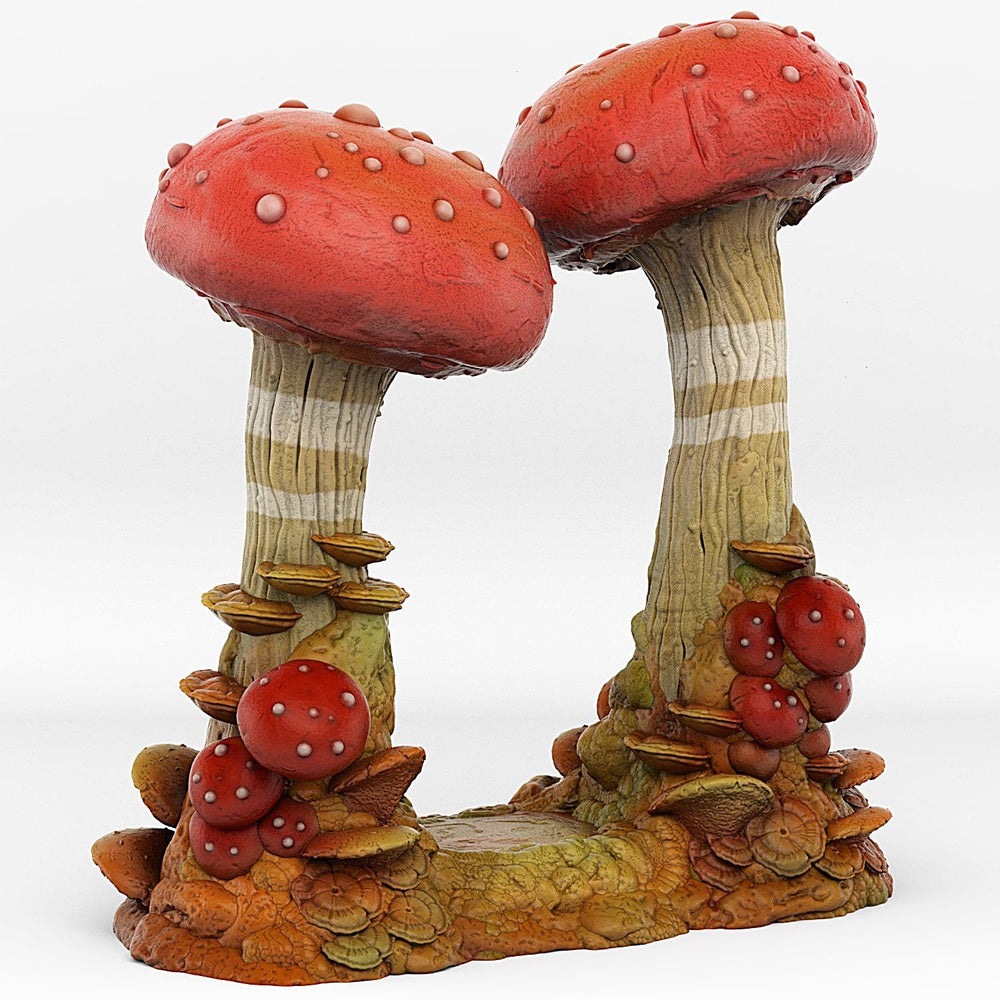 3D Printed Fantastic Portals and Effects Mushrooms Portal 28mm - 32mm D&D Wargaming (Online Only)