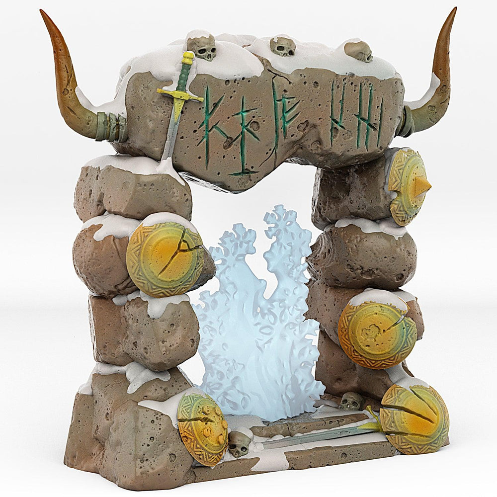 3D Printed Fantastic Portals and Effects Northmen Portal 28mm - 32mm D&D Wargaming (Online Only)