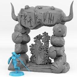 3D Printed Fantastic Portals and Effects Northmen Portal 28mm - 32mm D&D Wargaming (Online Only)