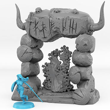 3D Printed Fantastic Portals and Effects Northmen Portal 28mm - 32mm D&D Wargaming (Online Only)