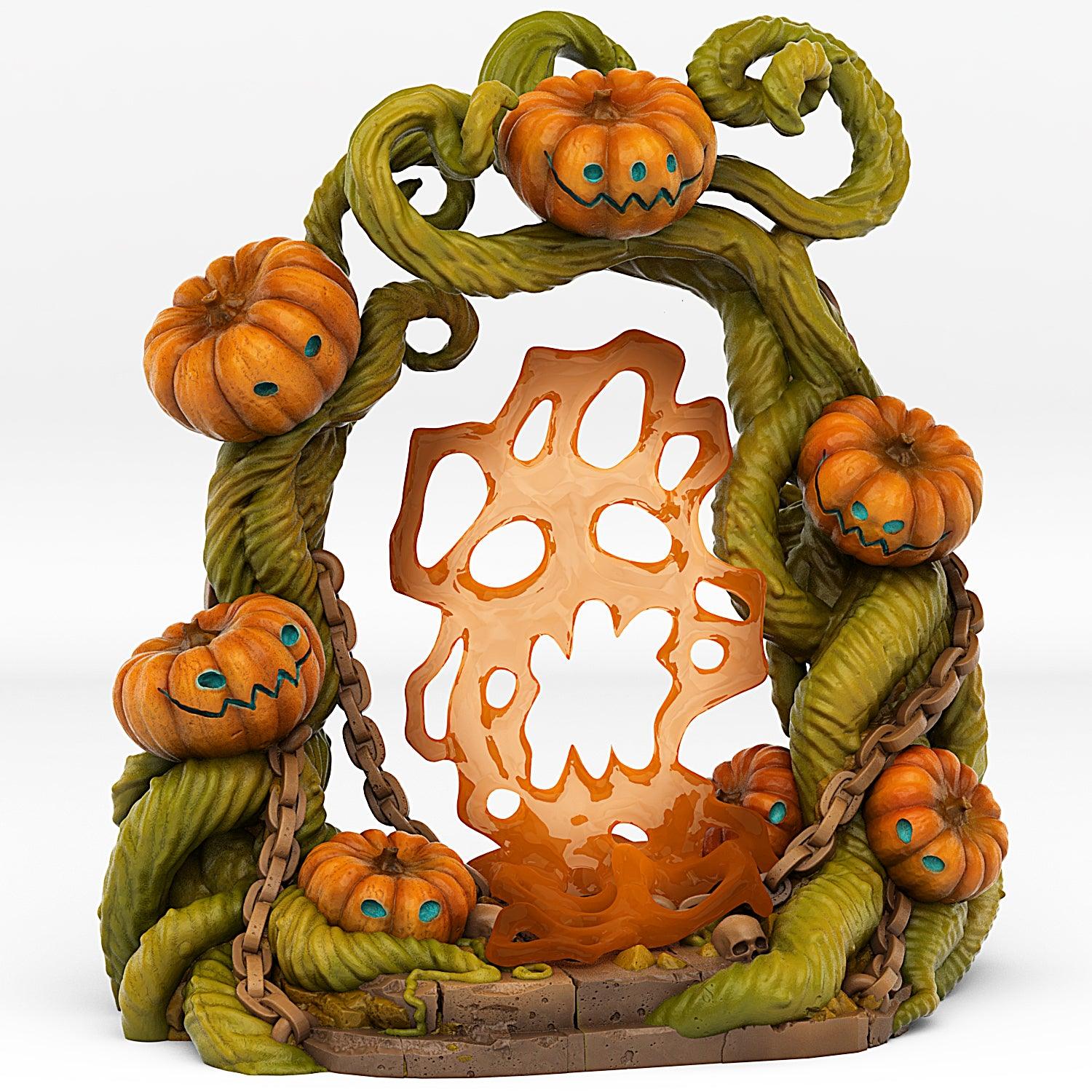 3D Printed Fantastic Portals and Effects Pumpkins Portal 28mm - 32mm D&D Wargaming (Online Only)
