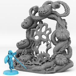 3D Printed Fantastic Portals and Effects Pumpkins Portal 28mm - 32mm D&D Wargaming (Online Only)