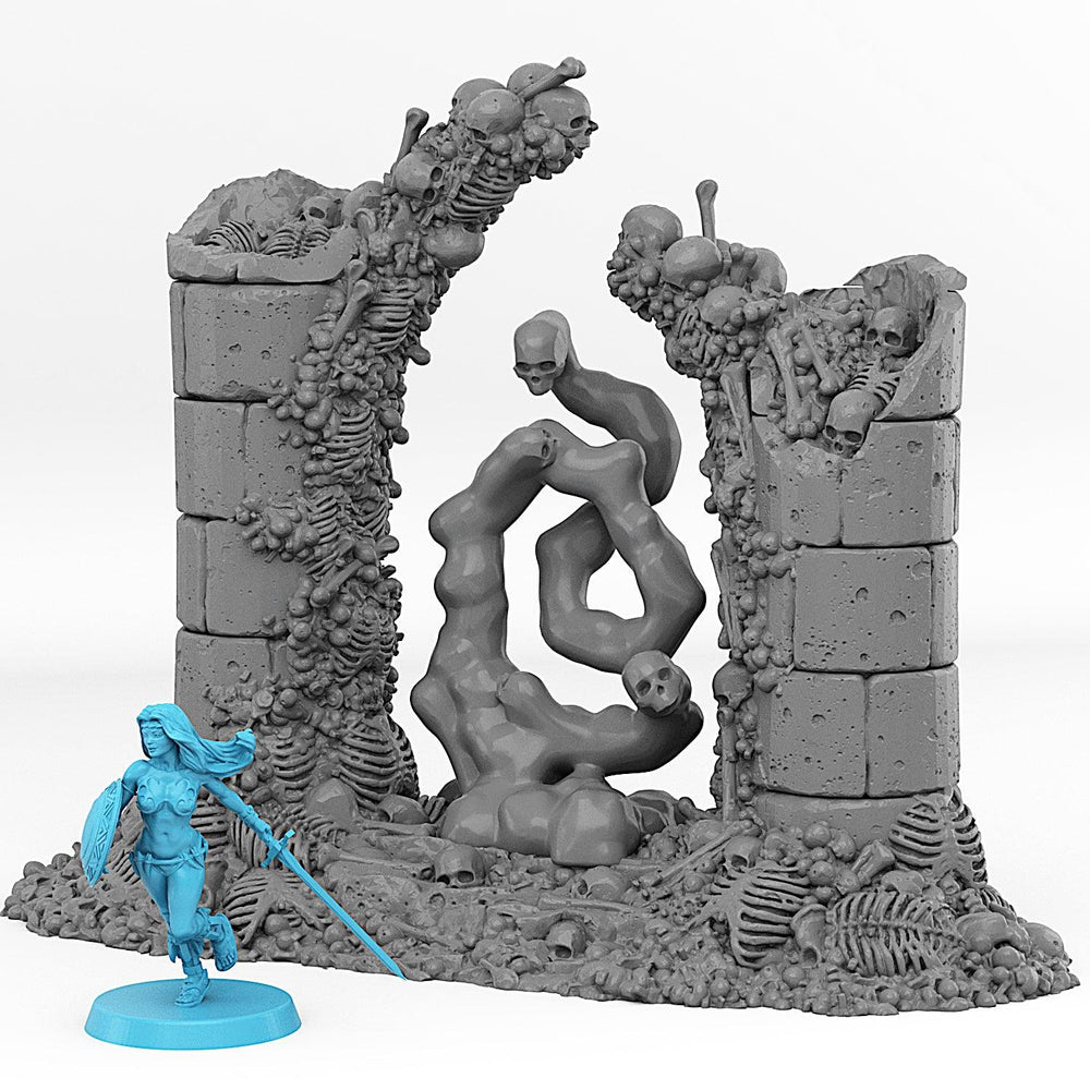 3D Printed Fantastic Portals and Effects Skeletons Portal 28mm - 32mm D&D Wargaming (Online Only)