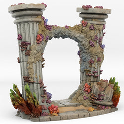 3D Printed Fantastic Portals and Effects Underwater Temple Portal 28mm - 32mm D&D Wargaming (Online Only)