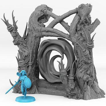 3D Printed Fantastic Portals and Effects Witch Portal 28mm - 32mm D&D Wargaming (Online Only)
