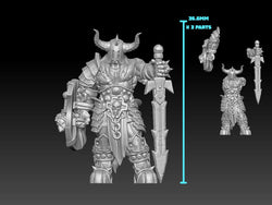 3D Printed Nafarrate - Chaos Vikings Chaos Viking 1 - 28 32 mm D&D (Online Only)