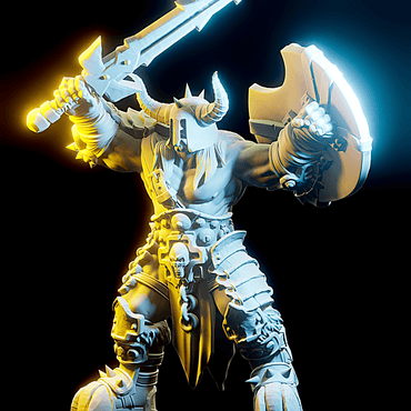 3D Printed Nafarrate - Chaos Vikings Chaos Viking 2 - 28 32 mm D&D (Online Only)