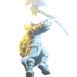 3D Printed Nafarrate - Chaos Vikings Chaos Viking 3 - 28 32 mm D&D (Online Only)