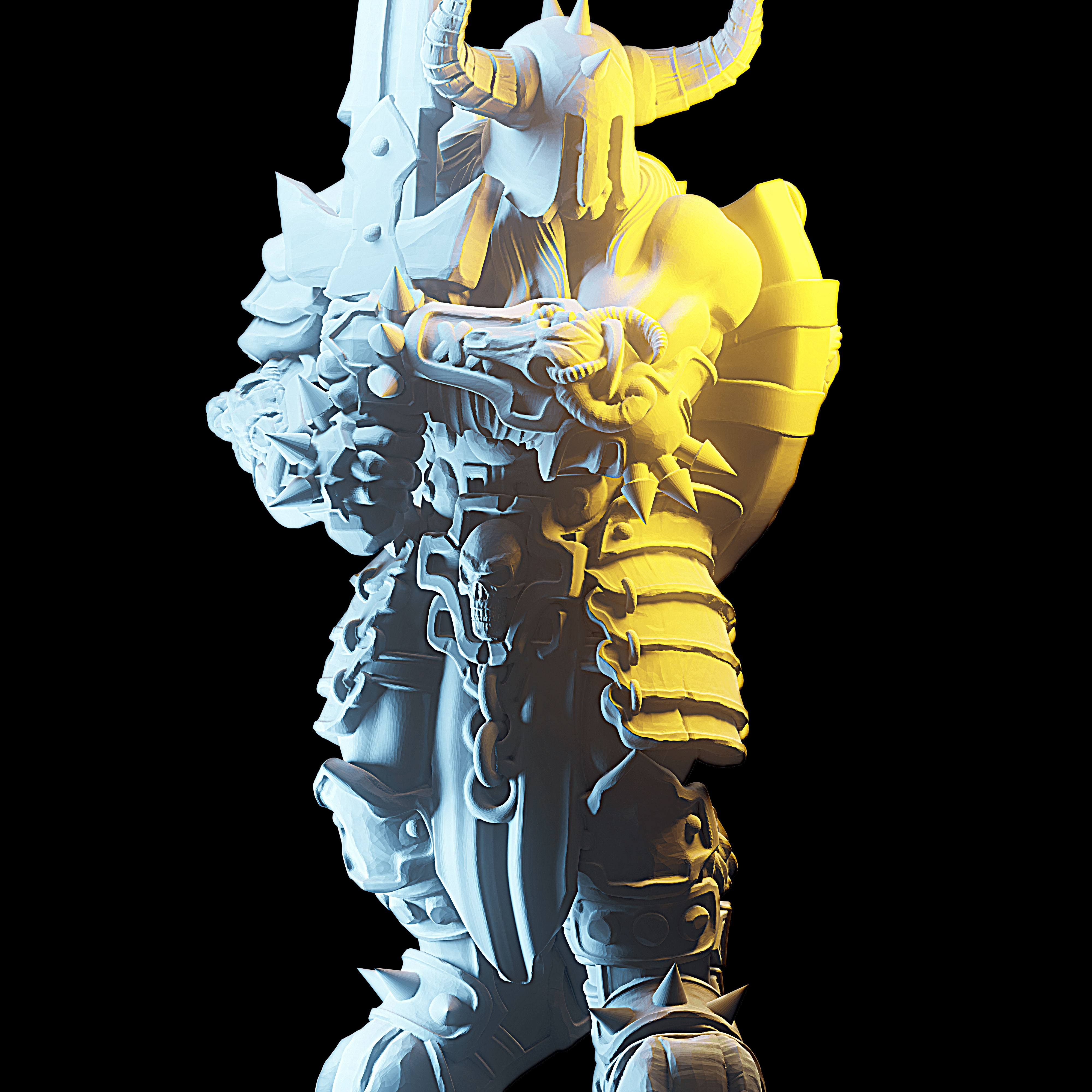 3D Printed Nafarrate - Chaos Vikings Chaos Viking 4 - 28 32 mm D&D (Online Only)