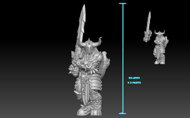 3D Printed Nafarrate - Chaos Vikings Chaos Viking 4 - 28 32 mm D&D (Online Only)
