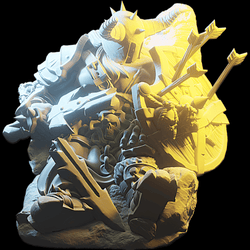 3D Printed Nafarrate - Chaos Vikings Chaos Viking 5 - 28 32 mm D&D (Online Only)