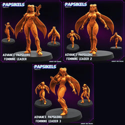 3D Printed Papsikels Advance Papsilord Feminine Leader Set January 2024 Cyberpunk 28mm 32mm (Online Only)